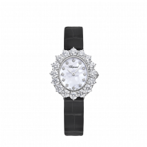 Chopard - Uhr L'heure Du Diamant für Damen - 30 x 27 Mm, Handaufzug, Ethisches Weißgold, Diamanten - 4.81 Karat
