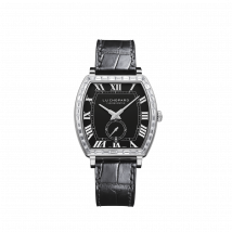Chopard - Montre L.U.C Heritage Grand Cru pour Homme - 38,8 x 38,5 Mm, Automatique, Or Blanc Éthique, Diamants - 2.90 Carats