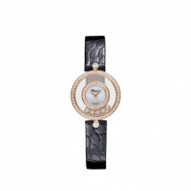 Chopard - Watch Happy Diamonds Icons for Women - 26 Mm, Quartz, Ethical Rose Gold, Diamonds - 0.91 Carats