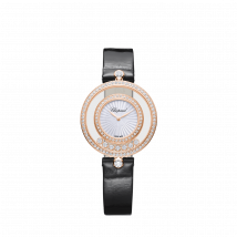 Chopard - Watch Happy Diamonds Icons for Women - 32 Mm, Quartz, Ethical Rose Gold, Diamonds - 1.29 Carats