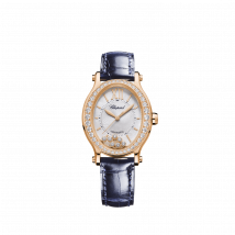 Chopard - Montre Happy Sport pour Femme - 29 x 31 Mm, Automatique, Or Rose Éthique, Diamants - 1.42 Carats
