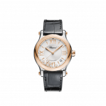 Chopard - Reloj Happy Sport para Mujer - 36 Mm, Automático, Oro Rosa Ético, Lucent Steel , Diamantes - 0.35 Quilates