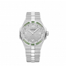 Chopard - Montre Alpine Eagle 41 pour Mixte - 41 Mm, Automatique, Or Blanc Éthique, Tsavorites Et Saphirs Blancs