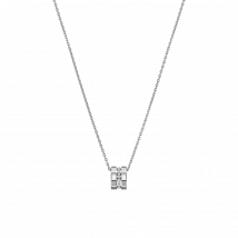 Chopard - Pendant Ice Cube Unisex - Ethical White Gold, Diamonds - 0.14 Carats