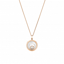 Chopard - Pendant Happy Spirit for Women - Ethical Rose Gold, Ethical White Gold, Diamond - 0.09 Carats