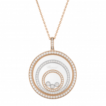 Chopard - Anhänger Happy Spirit für Damen - Ethisches Roségold, Ethisches Weissgold, Diamanten - 2.06 Karat