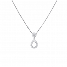 Chopard - Pendentif L'heure Du Diamant pour Femme - Or Blanc Éthique, Diamants - 1.78 Carats