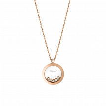 Chopard - Pendant Happy Diamonds Icons for Women - Ethical Rose Gold, Diamonds - 0.35 Carats