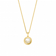 Chopard - Pendant Happy Diamonds Icons for Women - Ethical Yellow Gold, Diamonds - 0.15 Carats
