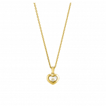 Chopard - Pendentif Happy Diamonds Icons pour Femme - Or Jaune Éthique, Diamant - 0.05 Carats