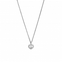 Chopard - Colgante Happy Diamonds Icons para Mujer - Colgante, Oro Blanco Ético, Diamantes - 0.19 Quilates