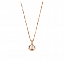 Chopard - Anhänger Happy Diamonds Icons für Damen - Ethisches Roségold, Diamant - 0.05 Karat