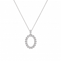Chopard - Pendant L'heure Du Diamant Marquise for Women - Ethical White Gold, Diamonds - 3.30 Carats