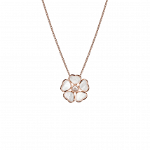 Chopard - Pendant Happy Hearts Flowers for Women - Ethical Rose Gold, Diamond - 0.05 Carats