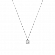 Chopard - Pendant Happy Diamonds Icons for Women - Ethical White Gold, Diamonds - 0.19 Carats
