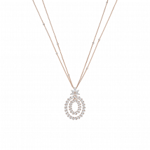Chopard - Colgante L'heure Du Diamant Marquise para Mujer - Colgante, Oro Rosa Ético, Diamantes - 6.29 Quilates