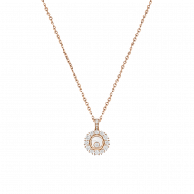Chopard - Anhänger Happy Diamonds Icons Schmuck für Damen - Ethisches Roségold, Diamanten - 0.62 Karat