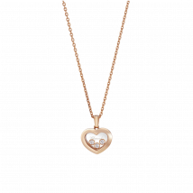 Chopard - Pendant Happy Diamonds Icons for Women - Ethical Rose Gold, Diamonds - 0.15 Carats