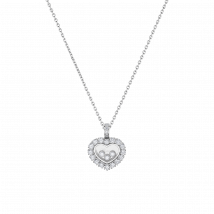 Chopard - Pendant Happy Diamonds Icons Joaillerie for Women - Ethical White Gold, Diamonds - 0.95 Carats