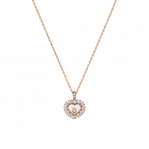 Chopard - Pendant Happy Diamonds Icons Joaillerie for Women - Ethical Rose Gold, Diamonds - 0.64 Carats