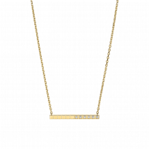 Chopard - Necklace Ice Cube for Women - Ethical Yellow Gold, Half-set Diamonds - 0.06 Carats