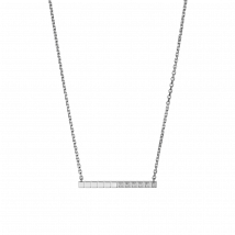 Chopard - Necklace Ice Cube for Women - Ethical White Gold, Half-set Diamonds - 0.06 Carats