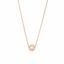 Chopard - Necklace Happy Spirit for Women - Ethical Rose Gold, Ethical White Gold, Diamond - 0.09 Carats