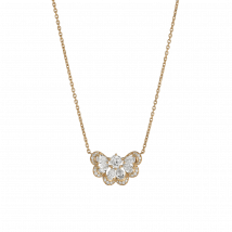 Chopard - Collar Precious Lace Nuage para Mujer - Collar, Oro Rosa Ético, Diamantes - 1.88 Quilates