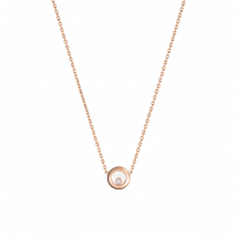 Chopard - Necklace Happy Diamonds Icons for Women - Ethical Rose Gold, Diamond - 0.05 Carats