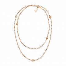 Chopard - Collier Happy Diamonds Icons pour Femme - Or Rose Éthique, Diamants - 0.25 Carats
