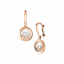 Chopard - Ohrringe Happy Diamonds Icons für Damen - Ethisches Roségold, Diamanten - 0.30 Karat