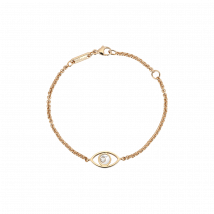 Chopard - Bracelet Happy Diamonds Good Luck Charms pour Femme - Or Rose Éthique, Diamant - 0.05 Carats