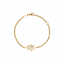 Chopard - Bracelet Happy Diamonds Good Luck Charms pour Femme - Or Rose Éthique, Diamant - 0.05 Carats