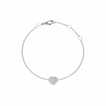 Chopard - Armband My Happy Hearts für Damen - Ethisches Weissgold, Diamanten - 0.12 Karat