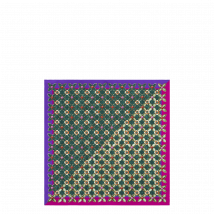 Chopard - Seidentuch Imperiale Schal für Damen - Dunkelgrün - 90 x 90 Cm