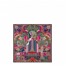 Chopard - Foulard Carré Chopard Loves Cinema pour Femme - Multicolore - 90 x 90 Cm