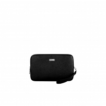 Chopard - Sac Pour Homme Petite Pochette Classic pour Homme - Cuir De Veau Grainé Noir