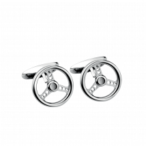 Chopard - Cufflinks Racing Steering Wheel Cufflinks for Men - Stainless Steel
