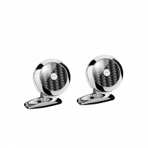 Chopard - Gemelos Gemelos Classic Racing for Hombre - Acero Inoxidable - Fibra De Carbono