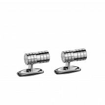 Chopard - Manschettenknöpfe Ice Cube Manschettenknöpfe Zylindrisch für Herren - Silberfarbenes Metall