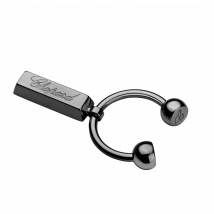 Chopard - Key Ring Lingot Chopard Key Holder for Men - Darkened Palladium Finish