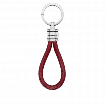 Chopard - Key Ring Classic Racing Keyholder for Men - Red Rubber - Silver-toned Metal