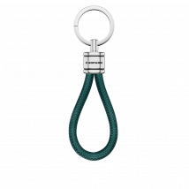 Chopard - Key Ring Classic Racing Keyholder for Men - Green Rubber - Silver-toned Metal