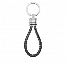 Chopard - Key Ring Classic Keyholder for Men - Green Calfskin - Silver-toned Metal