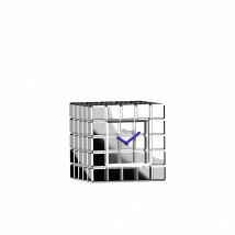 Chopard - Table Clock Ice Cube Table Clock Unisex - Silver-toned Metal