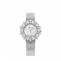 Chopard - Uhr L'heure Du Diamant Rund für Damen - 30 Mm, Handaufzug, Ethisches Weißgold, Diamanten - 4.65 Karat