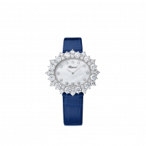 Chopard - Reloj L’Heure Du Diamant Oval Medium para Mujer - Mediano, Automático, Oro Blanco Ético, Diamantes - 7.49 Quilates