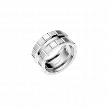 Chopard - Bague Ice Cube pour Mixte - Or Blanc Éthique
