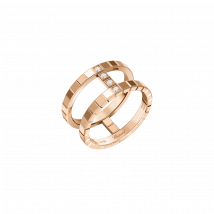 Chopard - Ring Ice Cube Unisex - Ethisches Roségold, Diamanten - 0.04 Karat