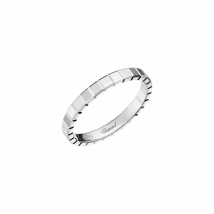 Chopard - Bague Ice Cube pour Femme - Or Blanc Éthique